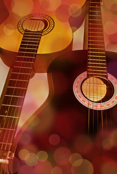 two guitars