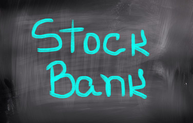 Obraz premium Stock Bank Concept