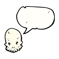 cartoon skull