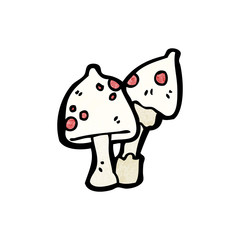 cartoon toad stools