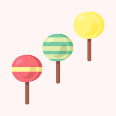 Vector set of ice-creams