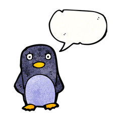 cartoon penguin