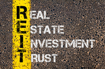 Business Acronym REIT as Real Estate Investment Trust