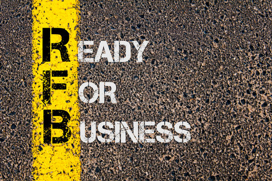 Business Acronym RFB as Ready For Business
