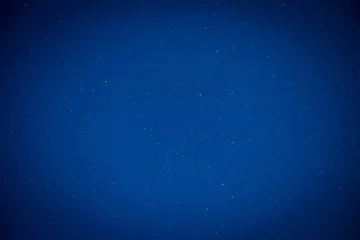 Abwaschbare Fototapete Nacht Blauer Nachthimmel mit vielen Sternen