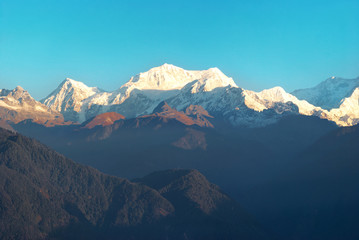 Sunrise above Kangchenjunga