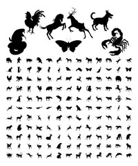 Animal Silhouettes Bundle © Christos Georghiou