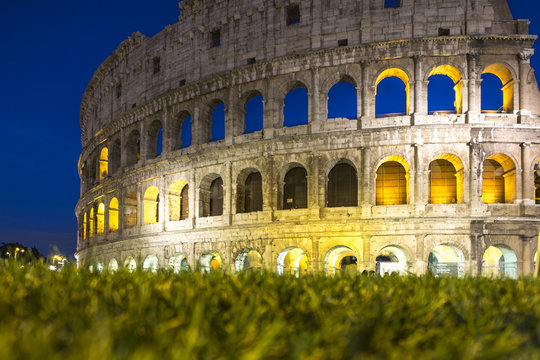 Gorgeous evening Coliseum, Rome, Italy