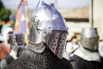 Medieval hull of a Knight Templar