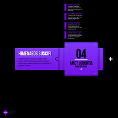 Vector banner template