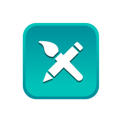 Obraz premium App Button