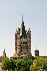 Fototapeta premium Groß st martin kirche in köln