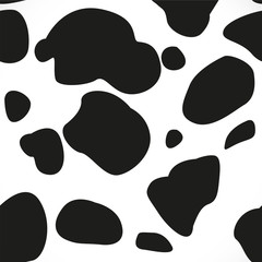 Fototapeta premium Abstract seamless cow blotchy skin background