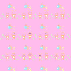 cute  robot pattern