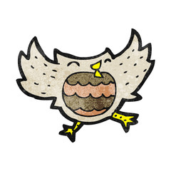 Retro cartoon with texture. Isolated on White.