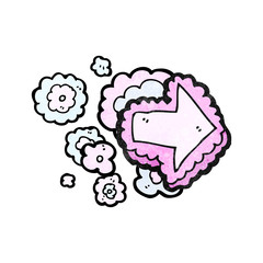 decorative arrow cartoon