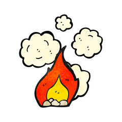 cartoon fire