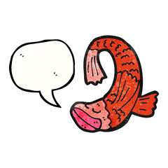talking fish cartoon