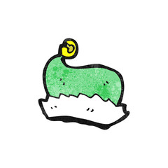 cartoon christmas elf hat
