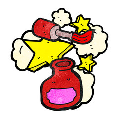 nail polish bottle cartoon