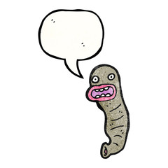 cartoon leech