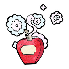 cartoon perfume bottle