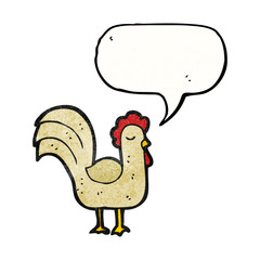 clucking chicken cartoon
