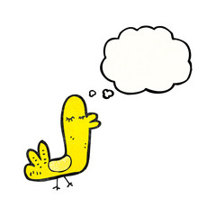 funny cartoon bird