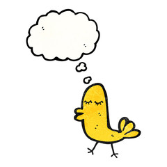 funny cartoon bird