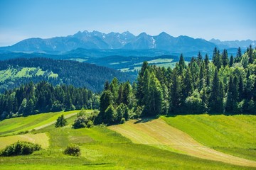 Scenic Tatra Mountains - obrazy, fototapety, plakaty