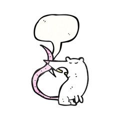 squeaking lab rat cartoon