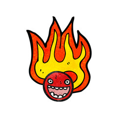 flaming emoticon face symbol