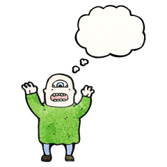 cartoon monster man