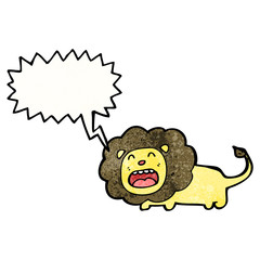 cartoon lion