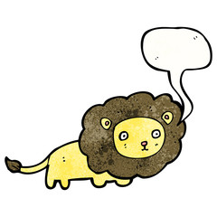 cartoon lion