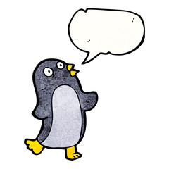 dancing penguin cartoon character