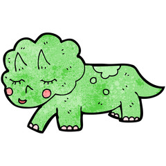 cartoon triceratops dinosaur