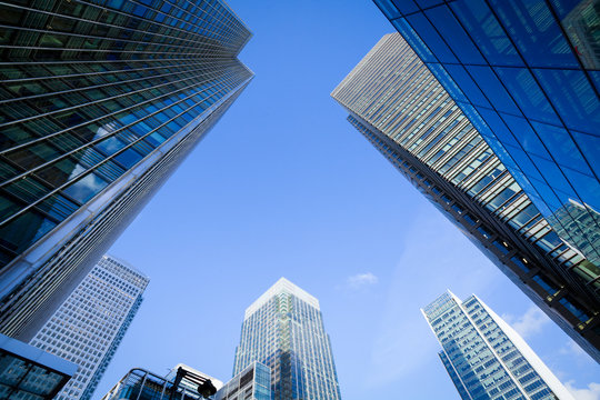 Windows of Skyscraper Business Office, Corporate building in London © alice_photo