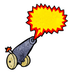 cartoon cannon firing