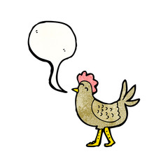 cartoon hen