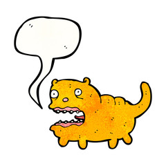 crazy cartoon cat