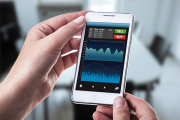 Forex app interface