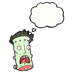 frankenstein's monster head cartoon
