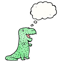 cartoon friendly dinosaur