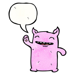 friendly monster cartoon