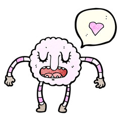 cartoon cloud monster