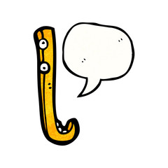 cartoon letter l