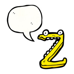 cartoon letter z