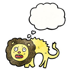 cartoon cowardly lion