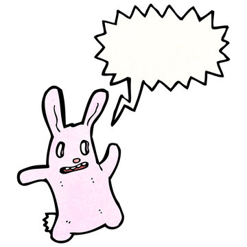 crazy spooky bunny rabbit cartoon